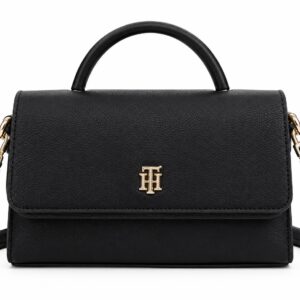 Tommy Hilfiger Bolsa Transversal  e  De Mão Cor Preta