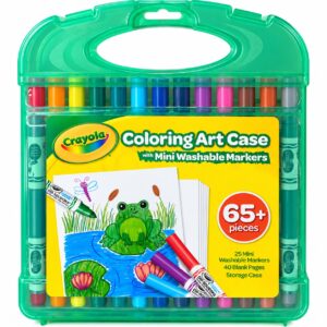 Crayola Maleta Com 65 Peças- 25  Mini Canetas + 40 Folhas