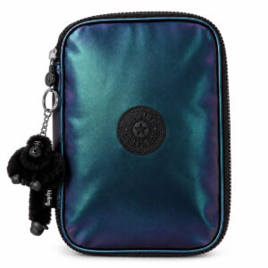 Kipling Estojo 100 Pens Verde Metálico - KIA8E1 Cosmic Noir
